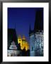 Dusk Lights The Charles Bridge Towers And Church In The Old Town, Prague, Czech Republic by Jan Stromme Limited Edition Pricing Art Print