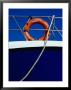 Rope And Life Ring On Boat, Crete, Greece by Diana Mayfield Limited Edition Print