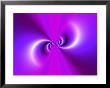 Abstract Fractal Pattern In Purple by Albert Klein Limited Edition Print
