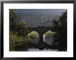 Chatsworth, Derbyshire View From Bridge And River To The House by Clive Boursnell Limited Edition Print
