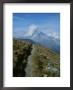 View Down A Trail Towards The Cloud-Shrouded Matterhorn by Taylor S. Kennedy Limited Edition Pricing Art Print