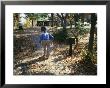 An Old Man Walking A Path At The Pinnacles Picnic Area by Raymond Gehman Limited Edition Print