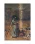 The Magic Circle by John William Waterhouse Limited Edition Pricing Art Print
