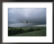 A Jet Descends For Landing At Reagan National Airport by David Evans Limited Edition Print