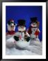 Three Christmas Snowmen by Jim Mcguire Limited Edition Print