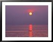 Boat On The Ocean At Sunset by Manrico Mirabelli Limited Edition Print