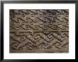 A Detail Of Intricate Pre-Columbian Masonry Work by Raul Touzon Limited Edition Print