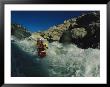 Kayaker On The Iron Curtain Class 5 Rapids On The Shoshone River by Bobby Model Limited Edition Pricing Art Print