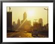 The Shanghai Skyline At Sunset by Eightfish Limited Edition Print