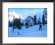 A Skier Returns To A Back-Country Lodge by Skip Brown Limited Edition Print