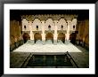 Central Courtyard From Second Floor Student's Cell At Ali Ben Youssef Medresa, Marrakesh, Morocco by Doug Mckinlay Limited Edition Print