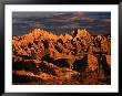 Cliff Shelf At Dusk, Badlands National Park, Usa by Carol Polich Limited Edition Print