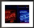 Neon Signs In Windows Of Soho Sex Shop, London, United Kingdom by Charlotte Hindle Limited Edition Print