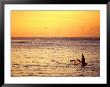 Pao-Pao Boat On The Water At Sunset, Vaisala Beach, Samoa by Tom Cockrem Limited Edition Print