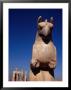 Eagle-Headed Griffin Statue Stands Guard Over Ruins, Persepolis (Takht-E Jamshid), Fars, Iran by Jane Sweeney Limited Edition Print