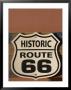 A Road Sign Shows The Old Route 66 Highway Sign by Taylor S. Kennedy Limited Edition Print