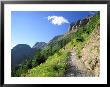 Highline Trail Traverses Under The Garden Wall, Glacier National Park, Montana, Usa by Jamie & Judy Wild Limited Edition Print