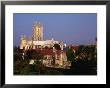 Exterior Of Canterbury Cathedral With Other City Buildings In Foreground, Canterbury, Uk by Johnson Dennis Limited Edition Print