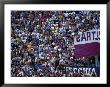 Crowd Of People Watching Fiorentina-Verona Soccer Match, Florence, Italy by Damien Simonis Limited Edition Pricing Art Print