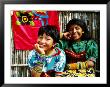 Portrait Of Smiling Cuna Indian Girls, Panama by Wayne Walton Limited Edition Print