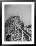 Thrill Seekers At The Top Of The Cyclone Roller Coaster At Coney Island Amusement Park by Marie Hansen Limited Edition Print