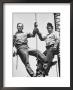Construction Workers Standing On A Wreaking Ball by Ralph Crane Limited Edition Print