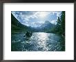 Canoeists On Swiftcurrent Creek by David Boyer Limited Edition Print