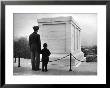 Captain Roger D. Reid Visiting The Unknown Soldier's Tomb With His Son by George Strock Limited Edition Pricing Art Print