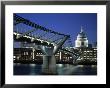 Millennium Bridge And St. Paul's, London, England by Alan Copson Limited Edition Print