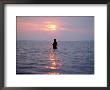 Man Fishing In Middle Of The Water by David White Limited Edition Pricing Art Print