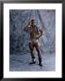 Muscular Man Wearing Tight Denim Shorts And Vest by Paul Thompson Limited Edition Print