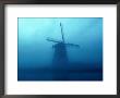 Windmill In Evening Mist, Holland by Mick Roessler Limited Edition Print