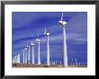 Rows Of Wind Powered Generators, Mojave, Ca by Gary Conner Limited Edition Pricing Art Print