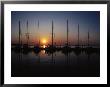 Boat Masts And Sunset, Wi by Ken Wardius Limited Edition Print