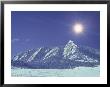The Flatirons Near Boulder, Co, Winter by Chris Rogers Limited Edition Print