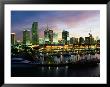 Night Skyline Of Miami, Florida by Peter Adams Limited Edition Print