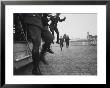 West Berlin Police Officers Jump From Truck As Two Others Come Running To Start Guard Duty by Paul Schutzer Limited Edition Print