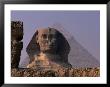 Sphinx With Pyramid In Background, Giza, Egypt by Chris Mellor Limited Edition Print