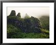 Clouds Around The Rugged Volcanic Peaks Of Moorea, French Polynesia by Tim Laman Limited Edition Print