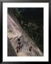 Male Rock Climbing In Yosemite National Park, California by Bobby Model Limited Edition Pricing Art Print