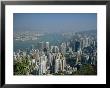 Aerial View Of Hong Kong Harbour, China by Fraser Hall Limited Edition Print