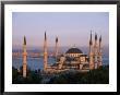 Dome And Minarets Of The Blue Mosque (Sultan Ahmat Mosque), Istanbul, Turkey by Bruno Morandi Limited Edition Print