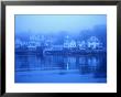 Boothbay Harbor, Houses In Morning Fog, Boothbay, Maine by John Elk Iii Limited Edition Print