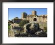 View Of Tuscania From Bastianini Square And Etruscan Sarcophagus, Tuscany, Italy by Nico Tondini Limited Edition Print