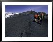 Climbers Heading Up A Rocky Trail, Kilimanjaro by Michael Brown Limited Edition Print