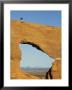 Brad Richman Rides His Bicycle Over Hole In The Rock Formation by Bill Hatcher Limited Edition Print