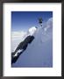 Downhill Skier Leaps In Air, Chugach Mts, Alaska by Flip Mccririck Limited Edition Print