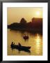 Rowing Boats On Lake Near The Forbidden City, Beijing, China by Ken Gillham Limited Edition Print