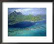 Aerial View, Tahiti, Bora Bora (Borabora), Society Islands, French Polynesia, South Pacific Islands by Sylvain Grandadam Limited Edition Pricing Art Print