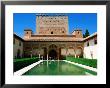 Patio De Los Arrayanes In Palacio Nazaries In Alhambra, Granada, Andalucia, Spain by John Elk Iii Limited Edition Print